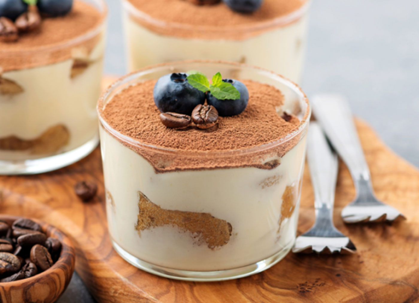 Italian Tiramisu Vero Perro Wine - Cafe Devine